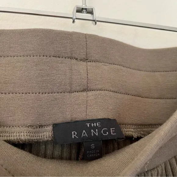 The Range Vital Rib Ribbed Stretch Knit Jogger Pants Utility Olive Green - Picture 6 of 9